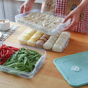 Hộp Đựng Thức Ăn Có Thể Xếp Chồng Tái Sử Dụng Thùng Sắp Xếp Đựng Hộp Đựng Bánh Bao Cho Tủ Lạnh - Product Image 4