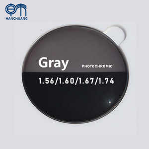 เลนส์สายตาคุณภาพสูงแบบเปลี่ยนสีอัตโนมัติ 1.56/1.60 ป้องกันแสงสีฟ้า UV420 ทรงแอสเฟียริก สำหรับกิจกรรมกลางแจ้ง เปลี่ยนสีได้ตามสภาพแสง พร้อมค่าสายตา - Product Image 2