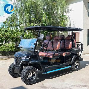 Service pour agent de marque exclusif, voiturette de golf électrique à 4 roues en aluminium, 2/4/6/8 places, avec batterie au lithium, vitesse de 45 km/h - Product Image 1