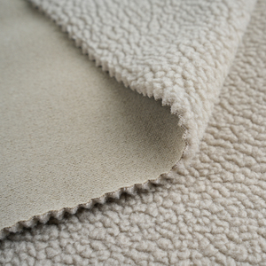 <strong>Sherpa</strong> Fabric Durable Colorful Fleece <strong>Material</strong> 320gsm 100% Polyester Fabric - Product Image 4