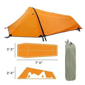 เต๊นท์พกพาสำหรับ1คนเต็นท์แคมป์ปิ้งกลางแจ้งกันน้ำเดินป่า - Product Image 5