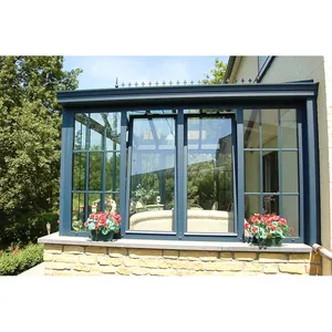 Aluminum tilt and turn window material is not flammable to improve the safety of the family