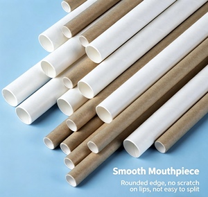 Tube en papier écologique personnalisé pour pailles jetables en papier et en plastique, emballage alimentaire de qualité supérieure en gros - Product Image 3