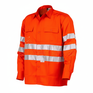 Camiseta DE SEGURIDAD reflectante de manga larga con cuello en V - Product Image 1