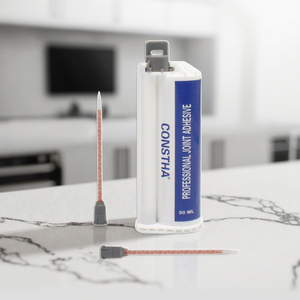 Pegamento adhesivo blanco puro Staron para reparación de costuras de superficie sólida Kit de relleno de juntas Compatible con Corian Hi Macs <span class=keywords><strong>Krion</strong></span> - Product Image 2