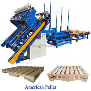 Neweek 500 Pallet/ngày tự động epal Euro khối uic Pallet làm dây chuyền sản xuất gỗ Pallet đóng đinh máy - Product Image 4