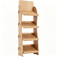 Étagère à pain en bois personnalisée avec logo, étagères de vente au détail en bois de qualité supérieure pour boulangerie et supermarché
