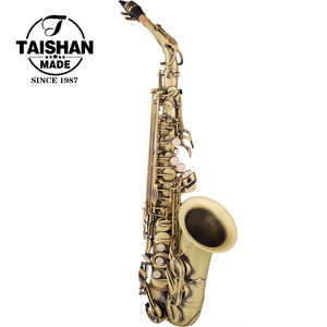 <span class=keywords><strong>Saxophone</strong></span> <span class=keywords><strong>alto</strong></span> vintage style antique bronze mat à points, tonalité EB réglable, vente en gros, meilleure vente - Product Image 1
