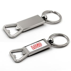 Porte-clés décapsuleur en métal personnalisé, en alliage de zinc 3D, avec logo et design, style vintage, dessin animé, cadeau - Product Image 1