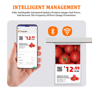 Lecteur publicitaire LCD vertical 10,1 pouces, étiquette de prix numérique intelligente, fonctionnement 24h/24 et 7j/7 pour la publicité dans les supermarchés, les magasins de détail et les magasins de proximité - Product Image 4