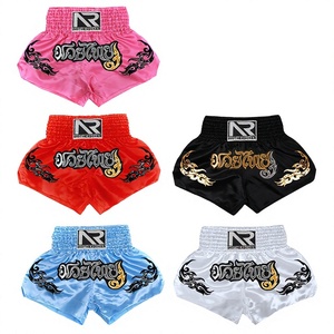 Pantalones Cortos de <span class=keywords><strong>Muay</strong></span> <span class=keywords><strong>Thai</strong></span> para Niños, para Campamento de Verano, Entrenamiento de Combate, Material de Poliéster, Diseño Unisex - Product Image 1