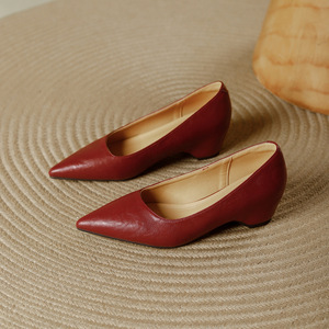 Women's Open Toe Ballet <b>Flats</b> Breathable Slip-On Comfort Shoes Summer Spring All Seasons Solid Color Low Heel - Product Image 3
