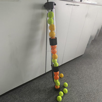 Balles de Pickleball directes d'usine Construction en plastique ramasseur de balles de Tennis Tube ramassage personnalisable collecteur de balles de Pickleball