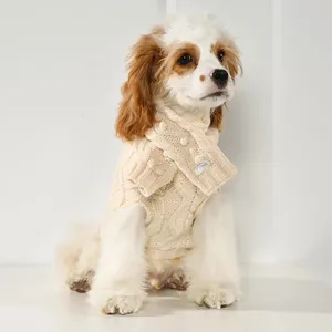 UFBemo cálido grande pequeño personalizado mascota traje invierno perro traje mascota tejido Jumper traje ropa perro suéter ropa para mascotas