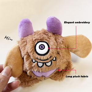 Hermosa franela para pelota masticar juguete para perros respetuoso con el medio ambiente resistente a mordeduras juguete elástico para perros para <span class=keywords><strong>Shiba</strong></span> Inus Oral - Product Image 4