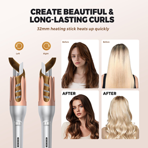 UKLISS Fer à boucler automatique sans fil avec rouleaux rotatifs, appareil de coiffure et de soin des cheveux, fer à friser automatique - Product Image 5