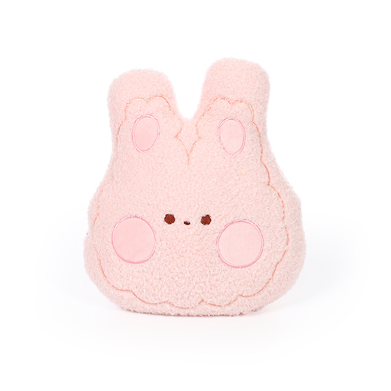 Oreiller tête de lapin 3D en polaire Steam