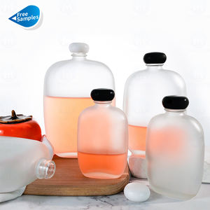 4oz 7oz 8oz 16oz 350ml Verre vide mat clair Jus de lait bouteille de whisky bouteille de boisson en verre avec vis <span class=keywords><strong>Capc</strong></span> - Product Image 4