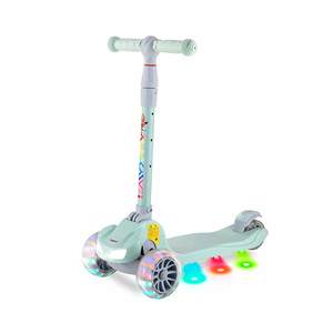 Altura ajustable Durable Ligero Niños <span class=keywords><strong>Scooter</strong></span> 3 Negro Rojo Plegable Juego al aire libre Juguete Niños Hecho Plástico PU Pie trasero - Product Image 3