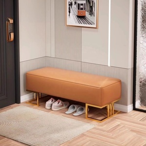 Taburete nórdico <span class=keywords><strong>de</strong></span> lujo para cambiar zapatos, banco para guardarropa, puerta, <span class=keywords><strong>pie</strong></span> otomano para dormitorio, <span class=keywords><strong>cama</strong></span>, ropa ligera, sofá, taburete trasero - Product Image 4