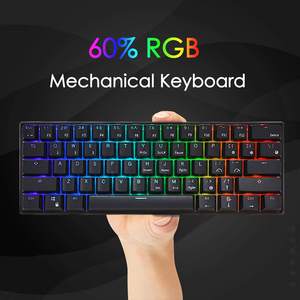 Teclado Mecánico <span class=keywords><strong>RK61</strong></span> de 61 Teclas, Duradero y de Alta Calidad, Transmisión de Alta Velocidad para Uso en Escritorio, Producto Nuevo - Product Image 6