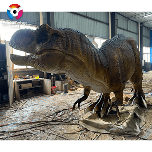 Modèles de dinosaures animatroniques grandeur nature - T-Rex et Spinosaurus réalistes avec son/mouvement pour parc à thème/exposition de dinosaures - Product Image 5