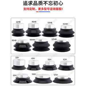 Ventosa de vacío de alta resistencia para brazos robóticos ZPT32/40/50/63/80/100/125HN-B8/10/12/16 para las industrias agrícola y de la construcción - Product Image 3