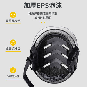 Casco de Bicicleta Eléctrica con Visera, Unisex, Protección para la Cabeza, Resistente a Impactos EPS, Casco de Seguridad - Product Image 1