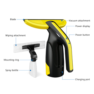 Ensemble d'outils <span class=keywords><strong>de</strong></span> nettoyage <span class=keywords><strong>de</strong></span> vitres <span class=keywords><strong>sans</strong></span> <span class=keywords><strong>fil</strong></span> rechargeable simple, essuie-glace manuel, nettoyeur <span class=keywords><strong>de</strong></span> fenêtres multifonctionnel automatique - Product Image 3