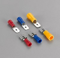 Ashan FDD1.25~110 Bornes à sertir en laiton isolées, connecteurs femelles, série MDD, bornes de raccordement mâles/femelles en cuivre 380V 19A-48A
