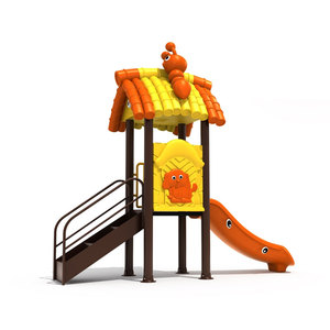 Parc pour enfants commerciaux jouer toboggan en plastique balançoire aire de jeux extérieure ang <span class=keywords><strong>Fitness</strong></span> physique pour parc d'attractions en plein air - Product Image 4