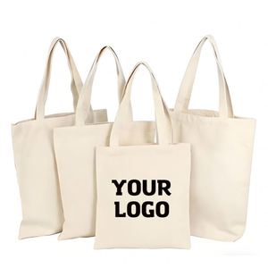 Bolsa de Compras Reutilizable de Tela de Algodón Orgánico Personalizada con Logotipo Impreso - Product Image 1