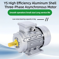 Moteur à induction de qualité industrielle YS 0,09 kW-5,5 kW 2/4/6/8 pôles, haute efficacité, coque en aluminium, moteur asynchrone triphasé AC