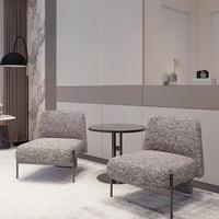 Nouveau design moderne, fauteuil de salon contemporain une place, canapé-lit fonctionnel en tissu éponge pour hôtel et appartement