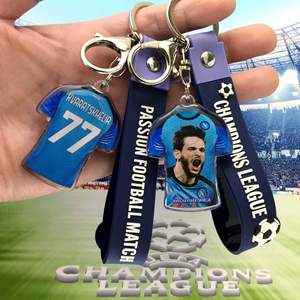 Llavero de Anime de Estrella de Fútbol, Ligero, Bonito, Impermeable, de Plástico, Colgante de la <span class=keywords><strong>Liga</strong></span> de Campeones, Recuerdo, Venta al por Mayor - Product Image 5