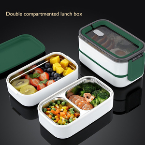 Double Layered Thick Stainless Steel Insulated Lunch Box with Leak Proof Super <strong>Storage</strong>, Student Multi-layer Lunch Container - Product Image 3
