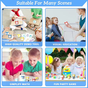 ลูกเต๋าโฟม EVA แบบนุ่ม ลบได้ ขนาดใหญ่ 10 ซม. ขอบมน สามารถปรับแต่งได้ ลบง่าย ขั้นต่ำในการสั่งซื้อต่ำ - Product Image 3