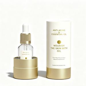 Biodegradable Kraft Paper Tube Custom Packaging <b>Container</b> for Beauty Products <b>Perfume</b> Essential Oil - Product Image 2