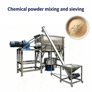 Linea di miscelazione e setacciatura a nastro per farina fine di amido di cassava da 1000L e 2000L - Product Image 3