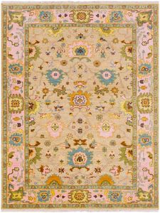 Luxury Modern Wool Oushak Carpet Hand Knotted Turkish Area Rug Custom Design Eco-friendly Non-Slip for Home Hotel Office - Product Image 2