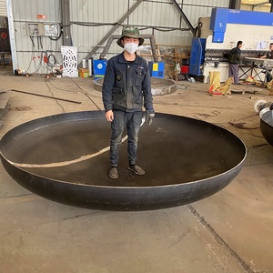 Pembasmi api besar luar ruangan baja cuaca lubang api besar 1.5 meter diameter besar baja corten besar