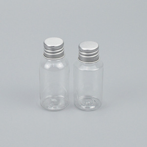 Pet Dispensing Bottles 30ml Aluminum <b>Cap</b> Transparent <b>Plastic</b> Screw <b>Cap</b> For Liquids And Glue - Product Image 1