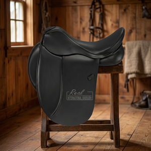 อานม้าหนังแท้แบบ Close Contact สำหรับขี่ม้าแบบ Dressage และ Jumping คุณภาพพรีเมียม ขนาดสั่งทำได้ - Product Image 2