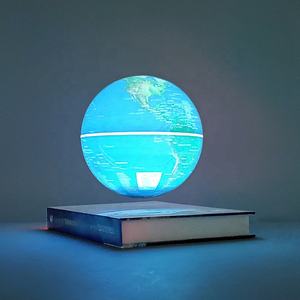 Stile moderno unico per la casa decorativo Desktop Base RGB LED mondo illuminato terra magnetica levitazione galleggiante globo - Product Image 2
