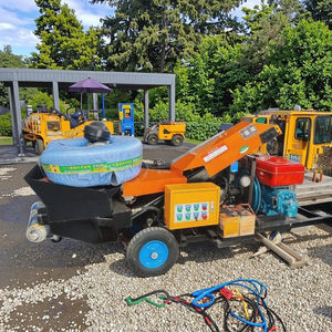 Hoog rendement mini diesel betonpomp diesel betonpomp aanhanger met afstandsbediening betonpomp bouwmachines - Product Image 1