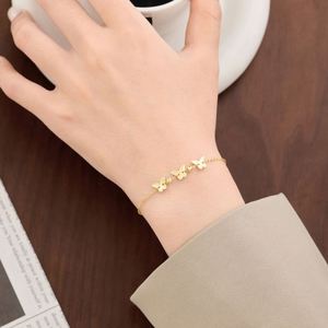 Dylam Charm Stylish Jewelry 925 Sterling Silver Link Chain Fly Butterfly Pendants <b>Bangles</b> & <b>Bracelets</b> for Women Birthday Gifts - Product Image 4