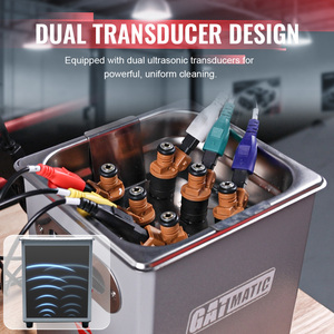 Máquina de Prueba y Limpieza de Inyectores de Combustible Automática GATmatic GI6300 de 6 Cilindros con Pantalla LCD para Vehículos, Compatible con Camry, Corolla y Todos los Autos - Product Image 2