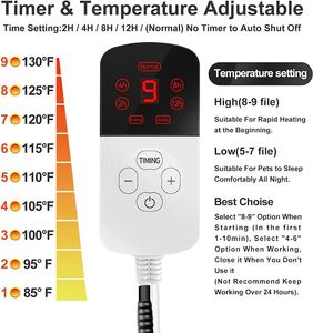 DADACAT Orthopädisches Eierschalen-Schaumstoffbeheiztes Hundebett Einfarbiges Muster Abnehmbarer Waschbarer Bezug Wasserdichtes Futter Baumwollgefüllt - Product Image 3