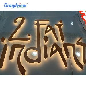 Custom 3D Display pubblicitario a LED per esterni cartelles Business Light con Logo lettere Lumineuse Enseigne pannello per la società Sign - Product Image 5
