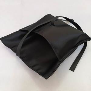 Custom Logo Printed <b>Envelope</b> Hats <b>Gift</b> Packaging Velvet Bag With Ribbon Black <b>Envelope</b> Dust Bag - Product Image 2